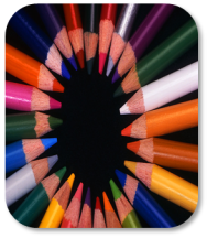 Image of colored pencils