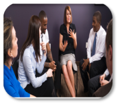 Image of group counseling session